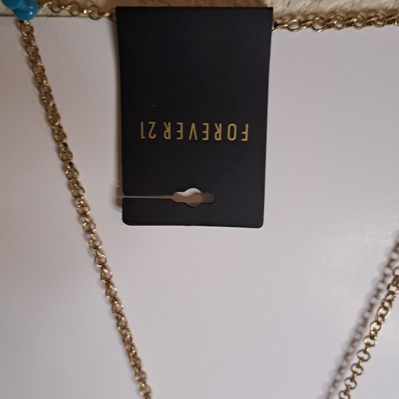 Forever 21 Golden Antic Boho Fringe Necklace - Picture 4 of 6